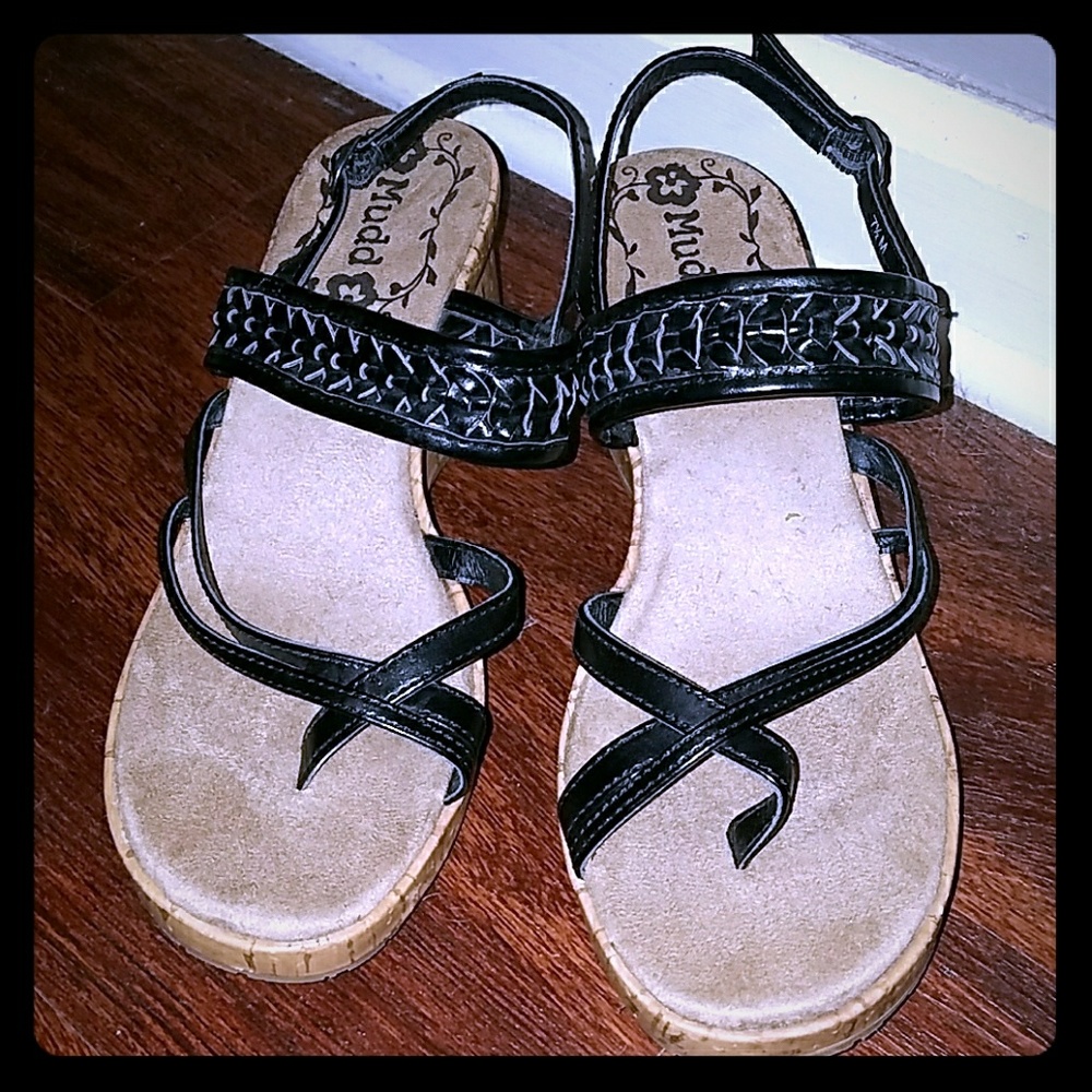 Mudd Wedge Sandals